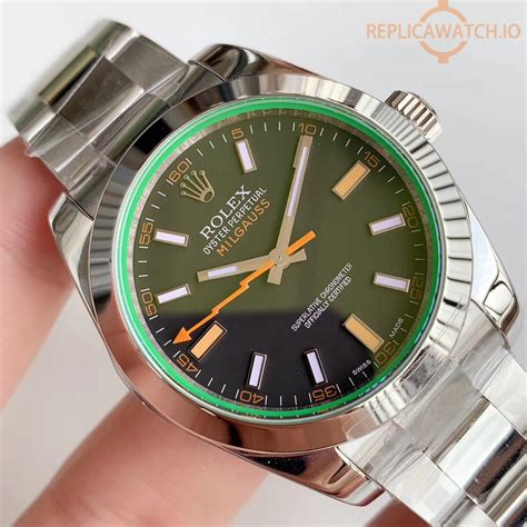 rolex milgauss gv replica|rolex milgauss 40mm.